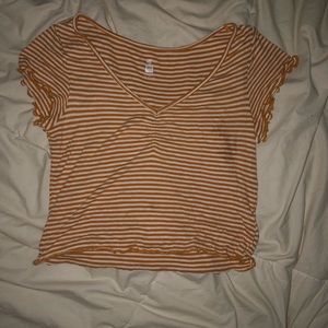 pacsun yellow striped shirt